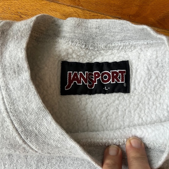 Vintage Jansport Smith Grey Crewneck Sweatshirt - Picture 5 of 6